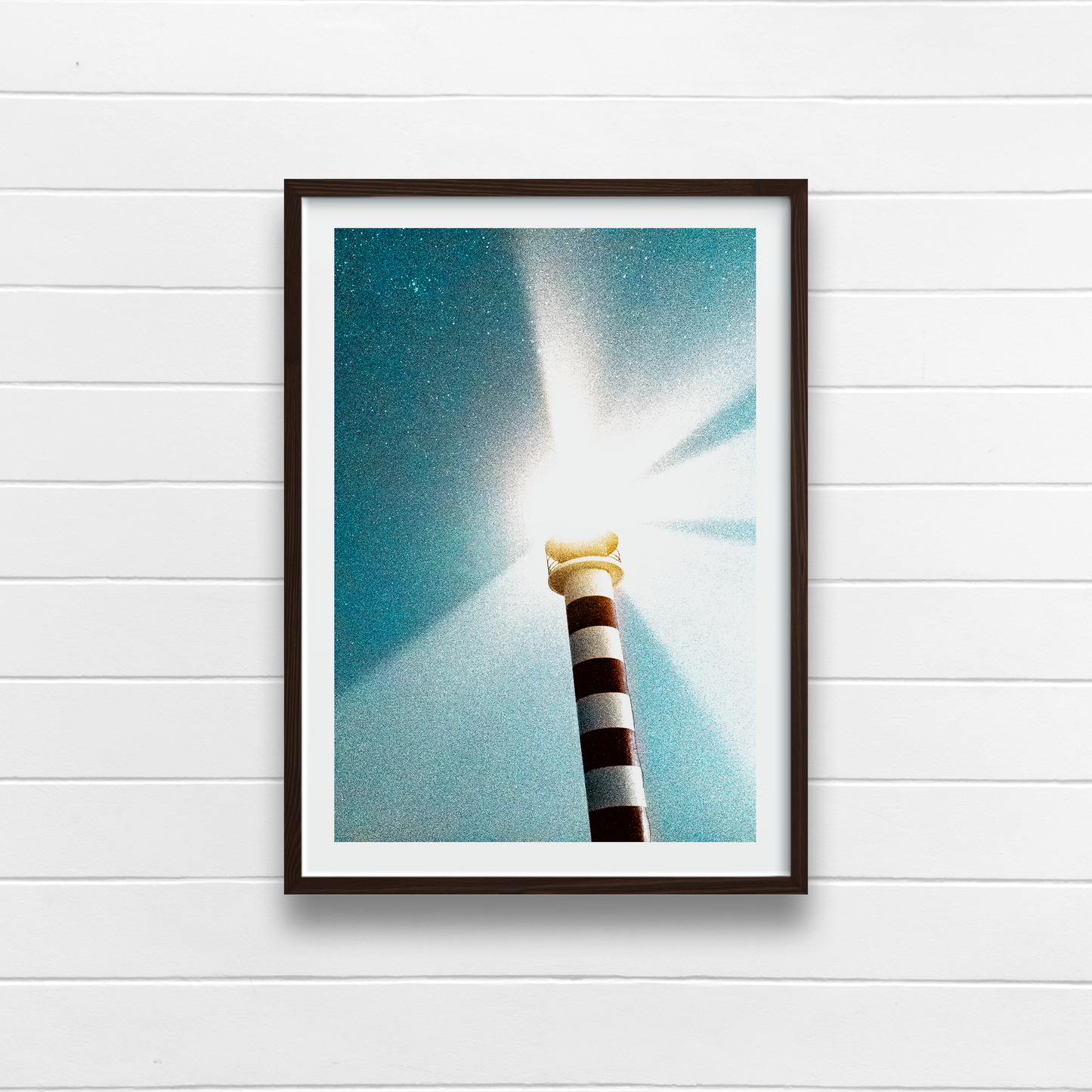 Faro de Sardina - Wooden Framed Poster